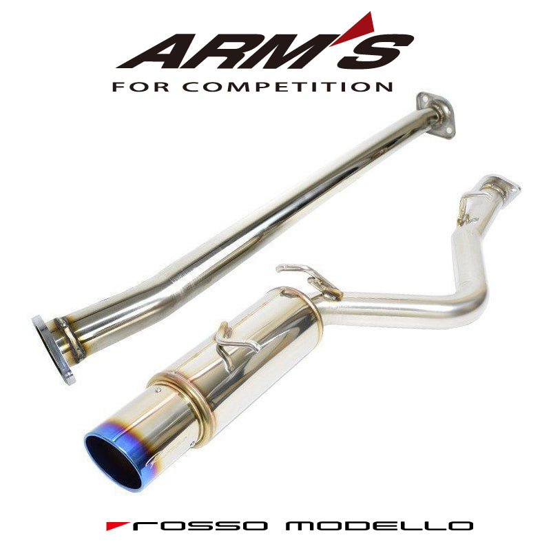 【競技専用品】86/ZN6 BRZ/ZC6 ロッソモデロ ARMS GT-Titan チタンテール 中間ストレート