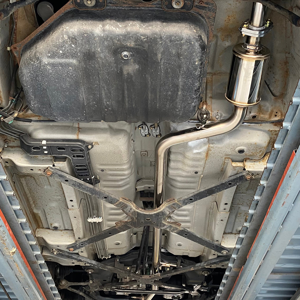 【競技専用品】コペン / L880K ロッソモデロ ARMS GT-CPT センターパイプ タイコ付き仕様 純正リアマフラー接続可