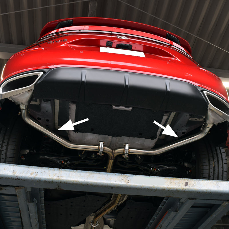 【競技専用品】シビック / FL1 ロッソモデロ ARMS GTリアストレートマフラー COLBASSO専用オプション