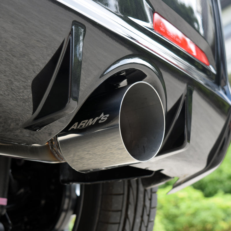 【競技専用品】コペン/LA400K LA400A ロッソモデロ ARMS GT-304L4RS 右片側出し リアピース ストレート【ガーニッシュセット】