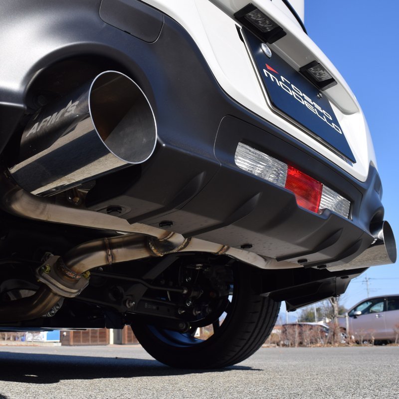 【競技専用品】GR86 /ZN8 BRZ / ZD8 ARMS GT-304RGR 左右出しリアピースマフラー