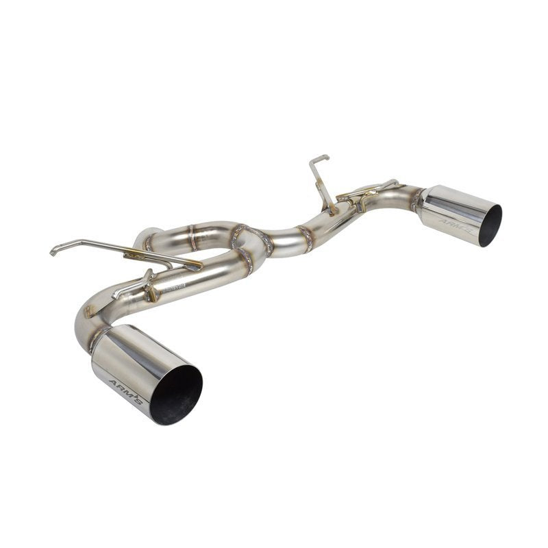 GR86マフラー　ARMS 競技専用品】GR86 /ZN8 BRZ / ZD8 ARMS GT-304RGR 左右出しリアピース