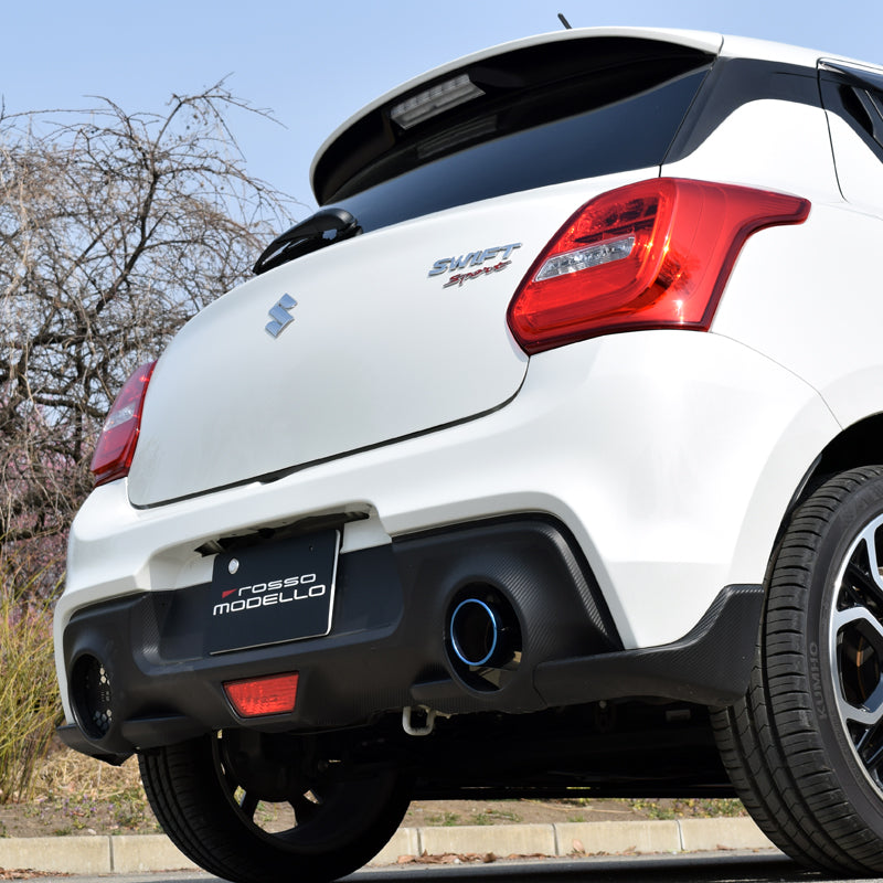 【競技専用品】スイフトスポーツ / ZC33S ロッソモデロ ARMS GT-304Z3R-Ti 右片側出し チタン リアピース ストレート【ガーニッシュセット】