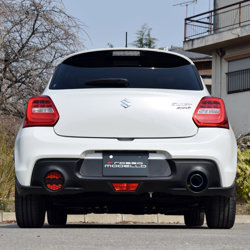 【競技専用品】スイフトスポーツ / ZC33S ロッソモデロ ARMS GT-304Z3R-Ti 右片側出し チタン リアピース ストレート【ガーニッシュセット】