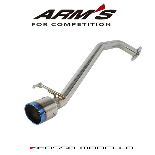 【競技専用品】スイフトスポーツ / ZCEDS ロッソモデロ ARMS GT-304ZER-Ti 右片側出し チタン リアピース ストレート