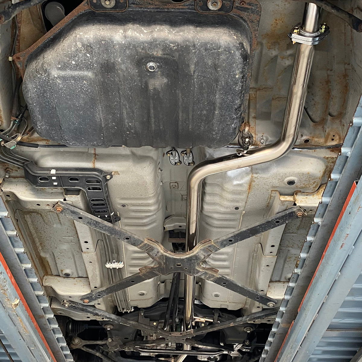 【競技専用品】コペン / L880K ロッソモデロ ARMS GT-CPS センターパイプ ストレート仕様 純正リアマフラー接続可