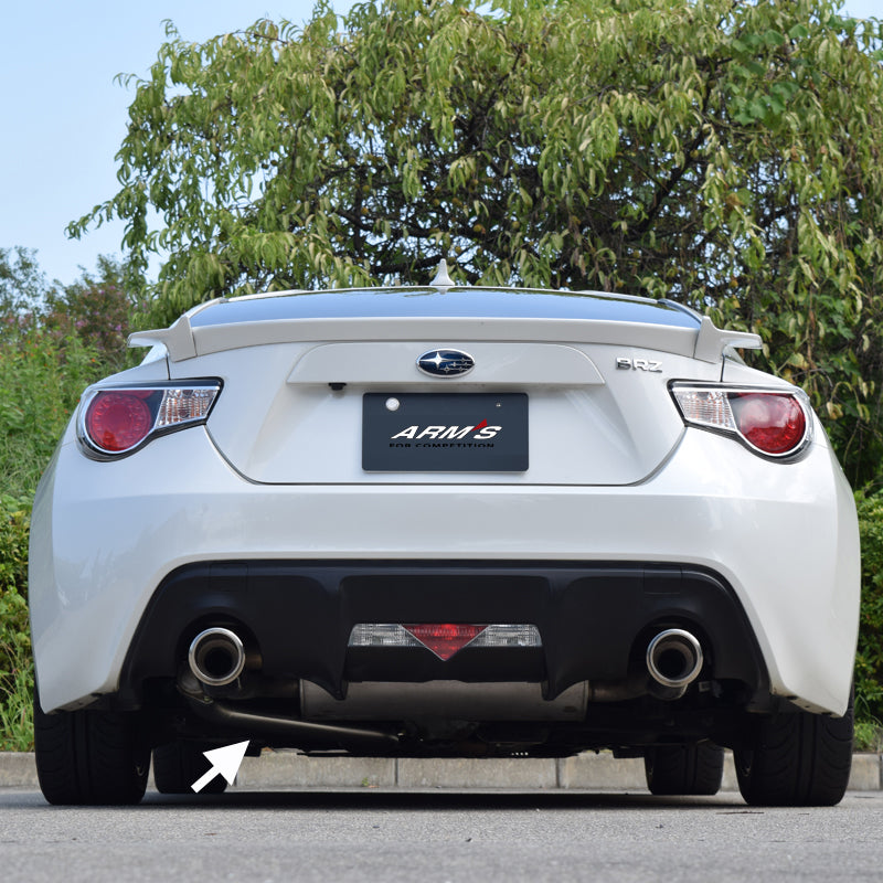 【競技専用品】86/ZN6 BRZ/ZC6 前期専用 ロッソモデロ ARMS GT-CPS 純正リアマフラー対応 中間ストレート