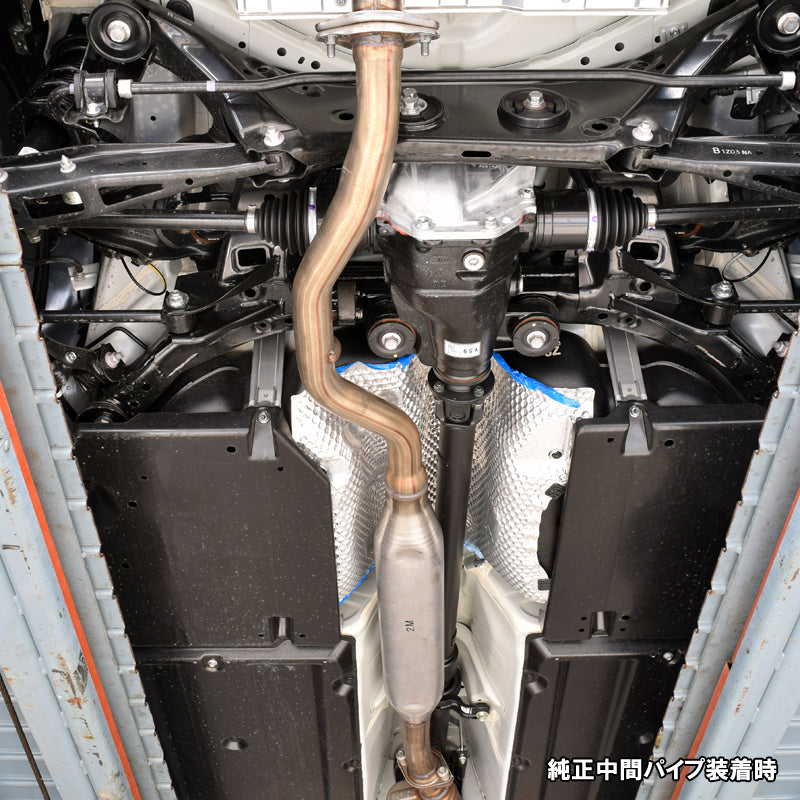 【競技専用品】GR86/ZN8 BRZ/ZD8 ロッソモデロ ARMS GT-CPS 純正リアマフラー対応 中間パイプ ストレート